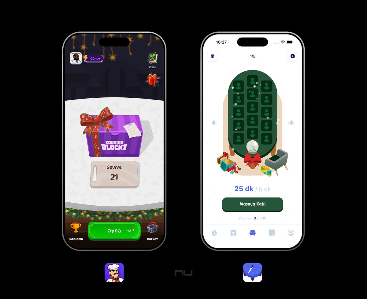mucreth's tweet photo. The excitement of the new year has begun in Cooking Blocks and Pogether!

 ☃️Download now and enjoy it too ☃️
Links below ⤵️ https://t.co/I4BiY9OhGv