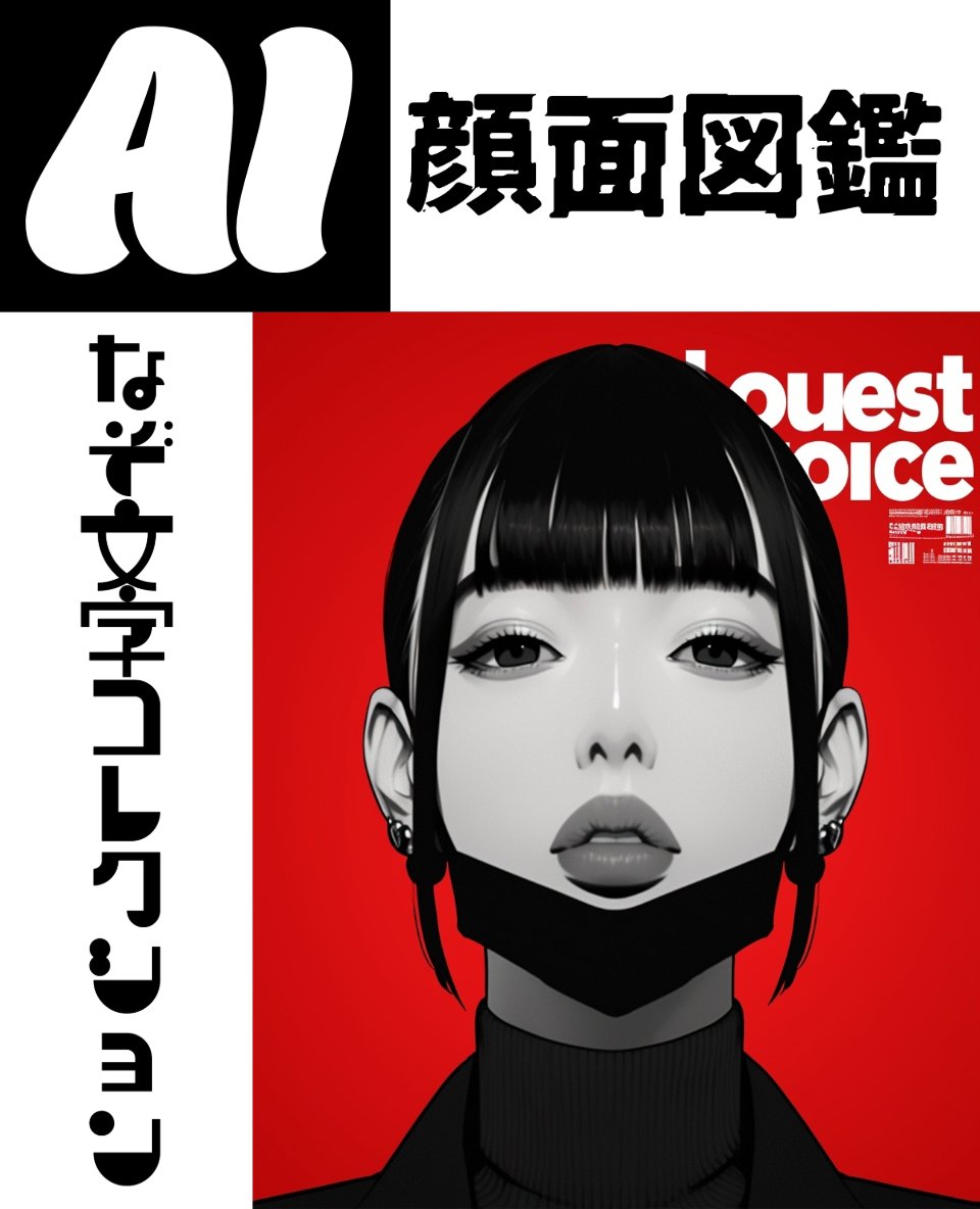 URAFUKA定期イベント】 ❅:*.｡ 🙃AI顔面図鑑＆AIなぞ文字🅰 ｡.*:❅ 緑