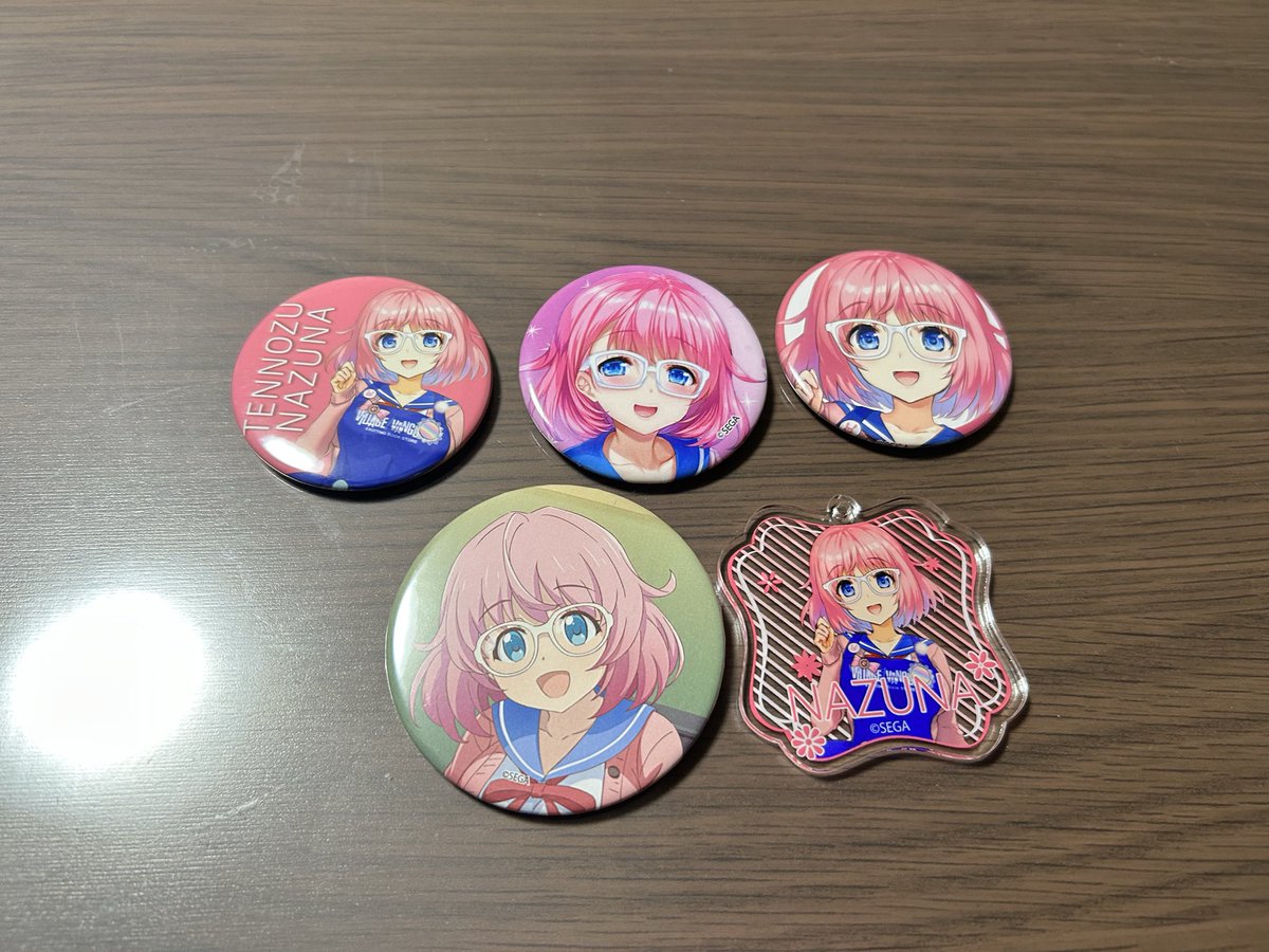 なずなの缶バッジまた仕入れて来ました！ 全部初めて入手した物ですー
