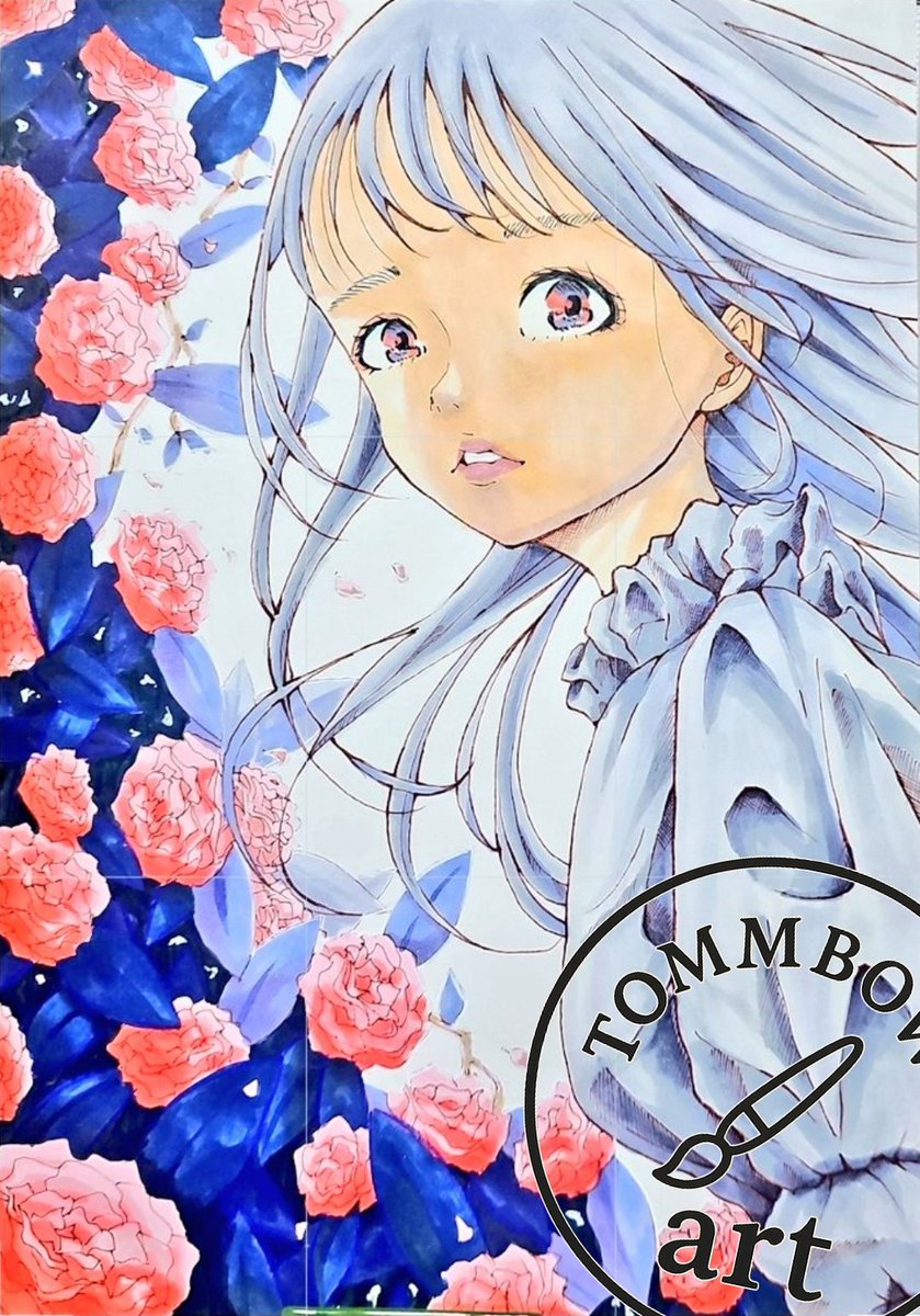 イラストの右下。とんぼのロゴ作ってみた😆シンプルすぎてもう😆好きだ