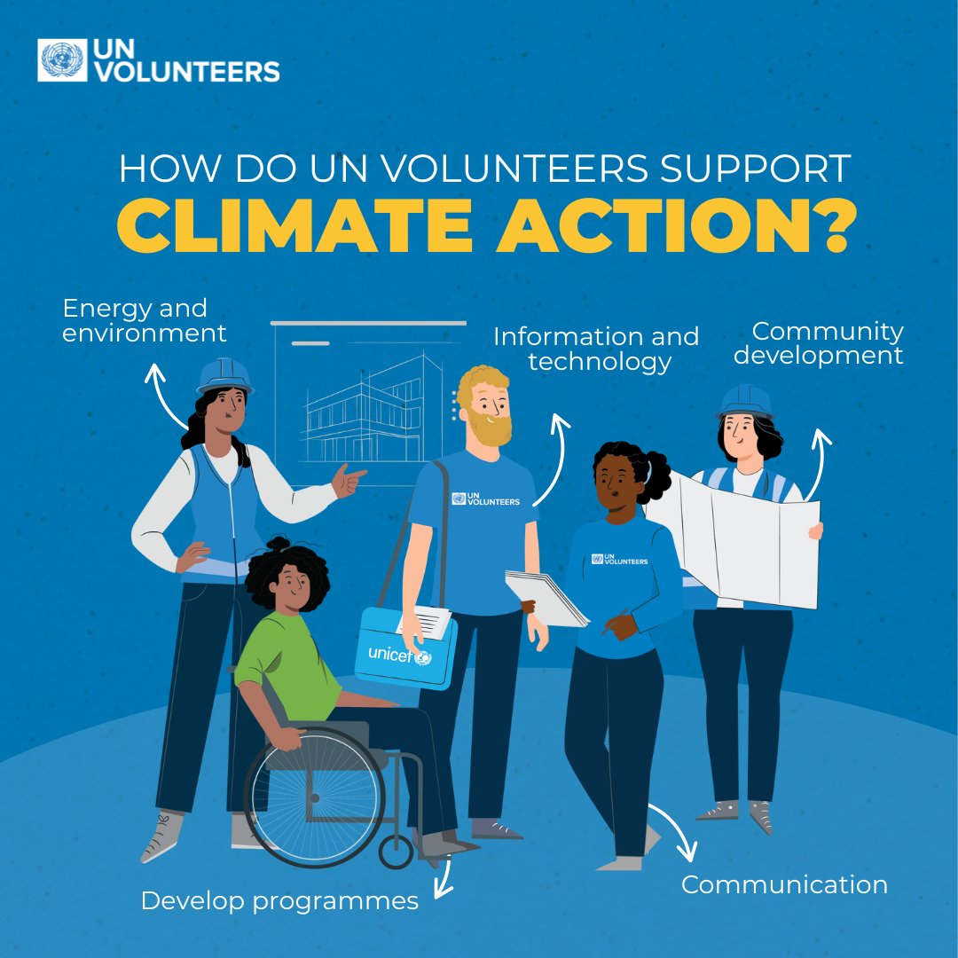 How do UN Volunteers support climate action? In more ways than you might imagine! 

Integrating volunteerism into climate policies is essential to advancing the #2030Agenda ➡️ knowledge.unv.org/theme/climate-…