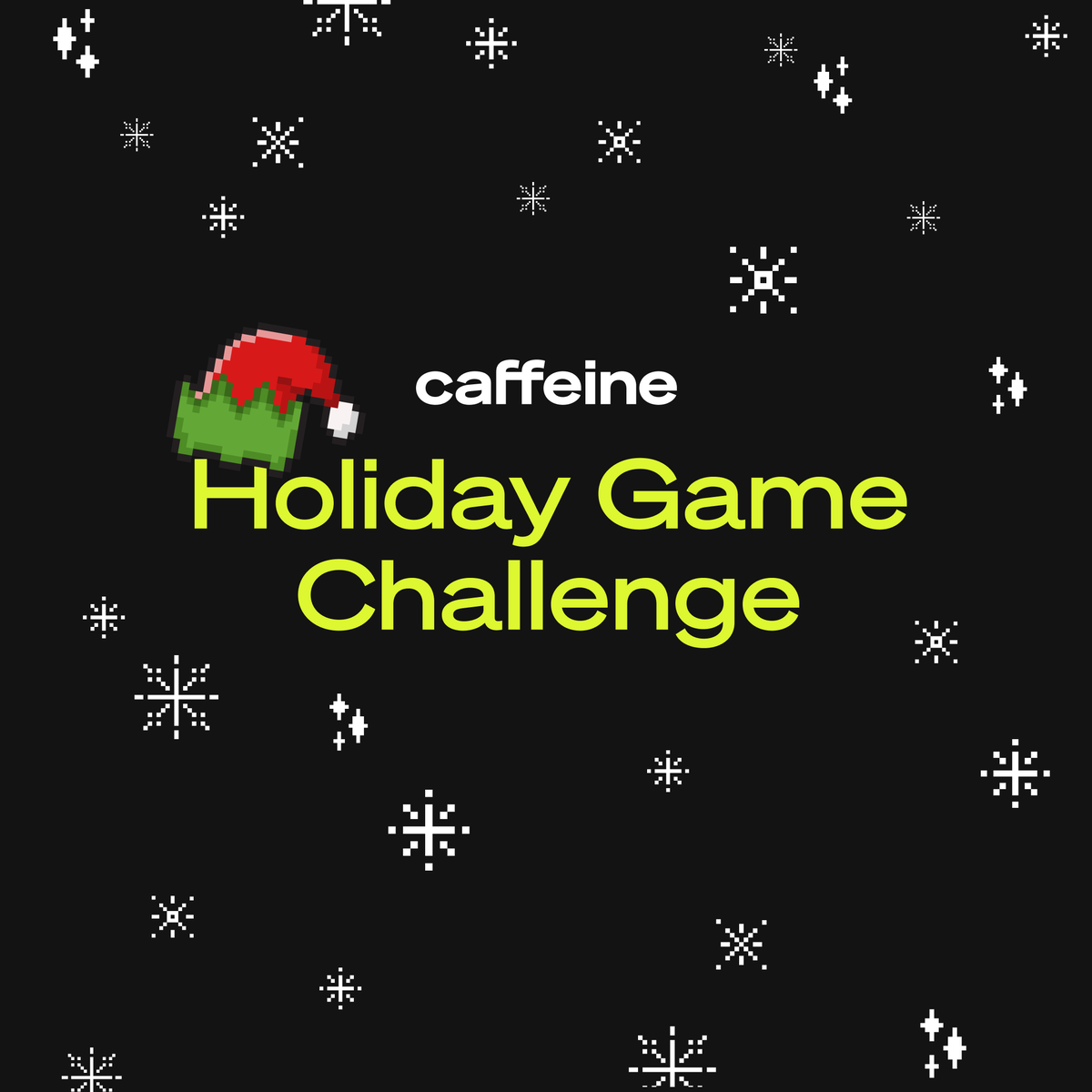 caffeineai's tweet photo. Caffeine Holiday Game Challenge

You’re invited to showcase your prompting skills by building a holiday-themed game of your choice. The most creative entries will be awarded as follows:

1st Place – 400 credits 2nd Place – 250 credits
3rd Place – 150 credits

Submission Window: 15 Dec (starting now) - 17 Dec, 11:59 PM EST

Rules & Instructions:

- Create a live, holiday-themed game using Caffeine.
- To submit your Entry, complete the Typeform (linked below) and comment on this post with the live link of the game you created with Caffeine.
- Each participant may only submit one app for review.
- Ensure that your submission is complete and functional at the time of review.

https://t.co/dIMsDAFqkK

Winners will be announced on Friday, 19 Dec at 12:00 PM EST

GO