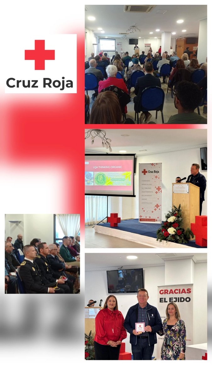 LqaOrganic's tweet photo. ❤️🤝 Gracias a #CruzRoja #ElEjido por el reconocimiento (12/12) a organizaciones que apoyan a colectivos vulnerables y fomentan la solidaridad en el poniente almeriense.
Desde #LQA, gracias a Montserrat García y al equipo, en especial a Paco Criado y Antonio Fernández 🙏🌱 https://t.co/2dsc7wtc8q