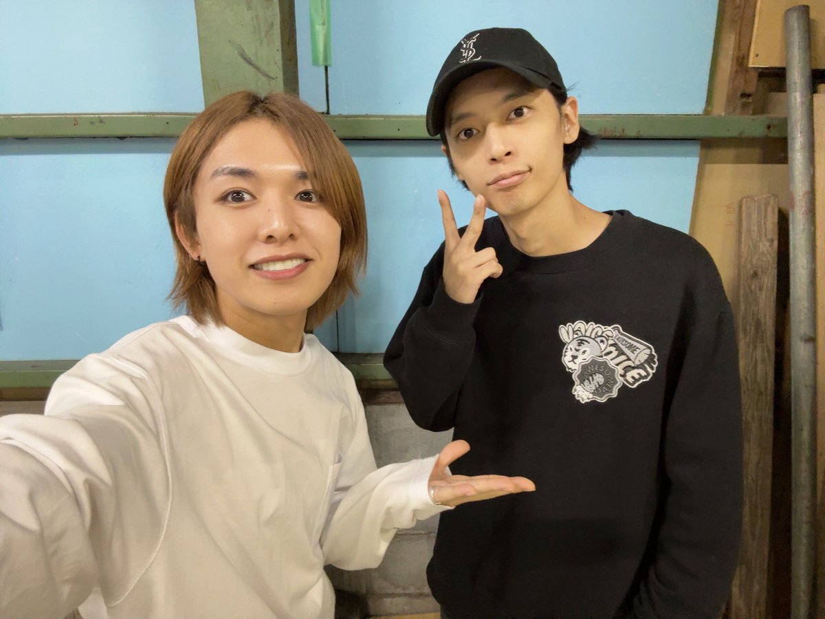 ･
忍ミュ 学園祭稽古🌻

今回初めてご一緒させてもらう大河さん🫐
ダンスが本当の本当にかっこよくて憧れです🥹🧀