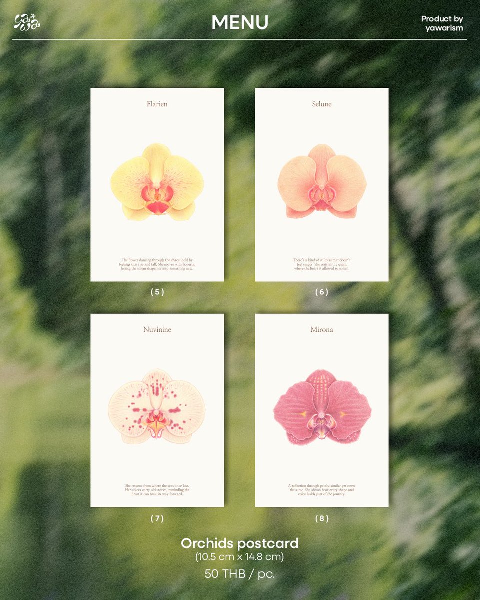 🪴Welcome to yawa’s garden 🌱ในที่สุดญาวาก็กลับมาออกสินค้าแล้ว ขอบคุณทุกคนที่ยังรอ  ลองเลื่อนชมกันดูค่ะ

💌 วางขายครั้งแรกที่งาน Illust Fusion EXPO WINTER 25 หลังจากนั้นจะเปิดรับ Order สำหรับรอบออนไลน์นะคะ
 🗓️20-21 Dec 2025
📍Paragon Hall, 5th fl.
#IFEXPOWINTER25