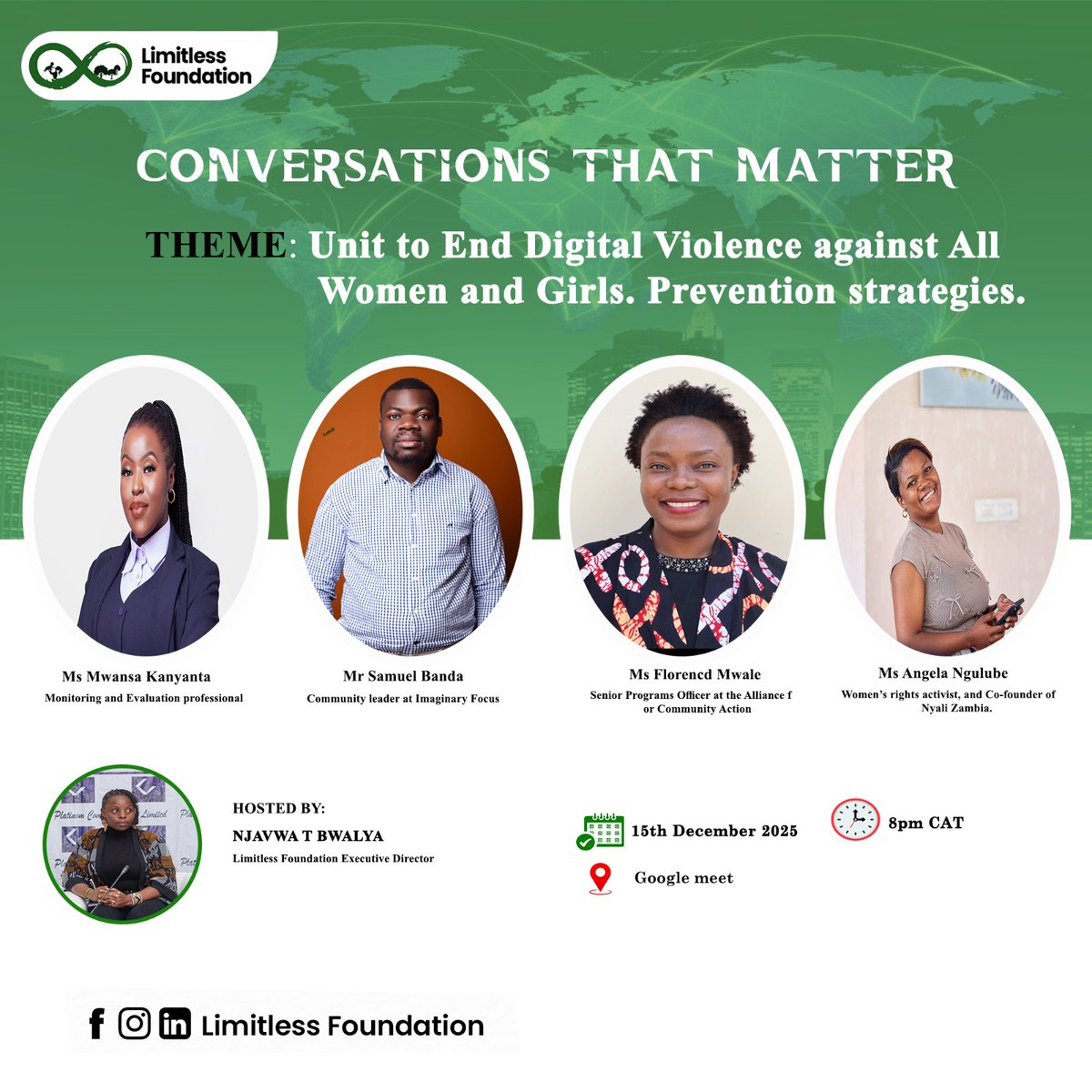 We are on tonight 📌
<a href="/TheLegitFatLo/">Adipose</a> 
<a href="/Katuba_Literacy/">Katuba Literacy & Outreach Centre</a> 
I will share 🖇️ link..