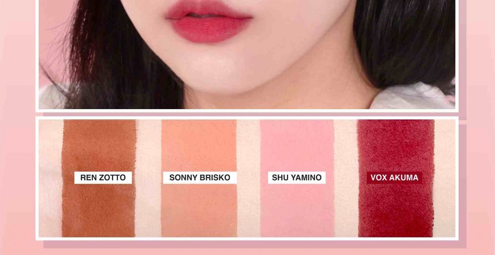 สีค่อนข้างแมทช์personal colorอยู่นะเนี่ย lip&amp;cheek อ่ะ เร็นautumn ซันนี่spring พี่ชูSummer ว้อกWinter