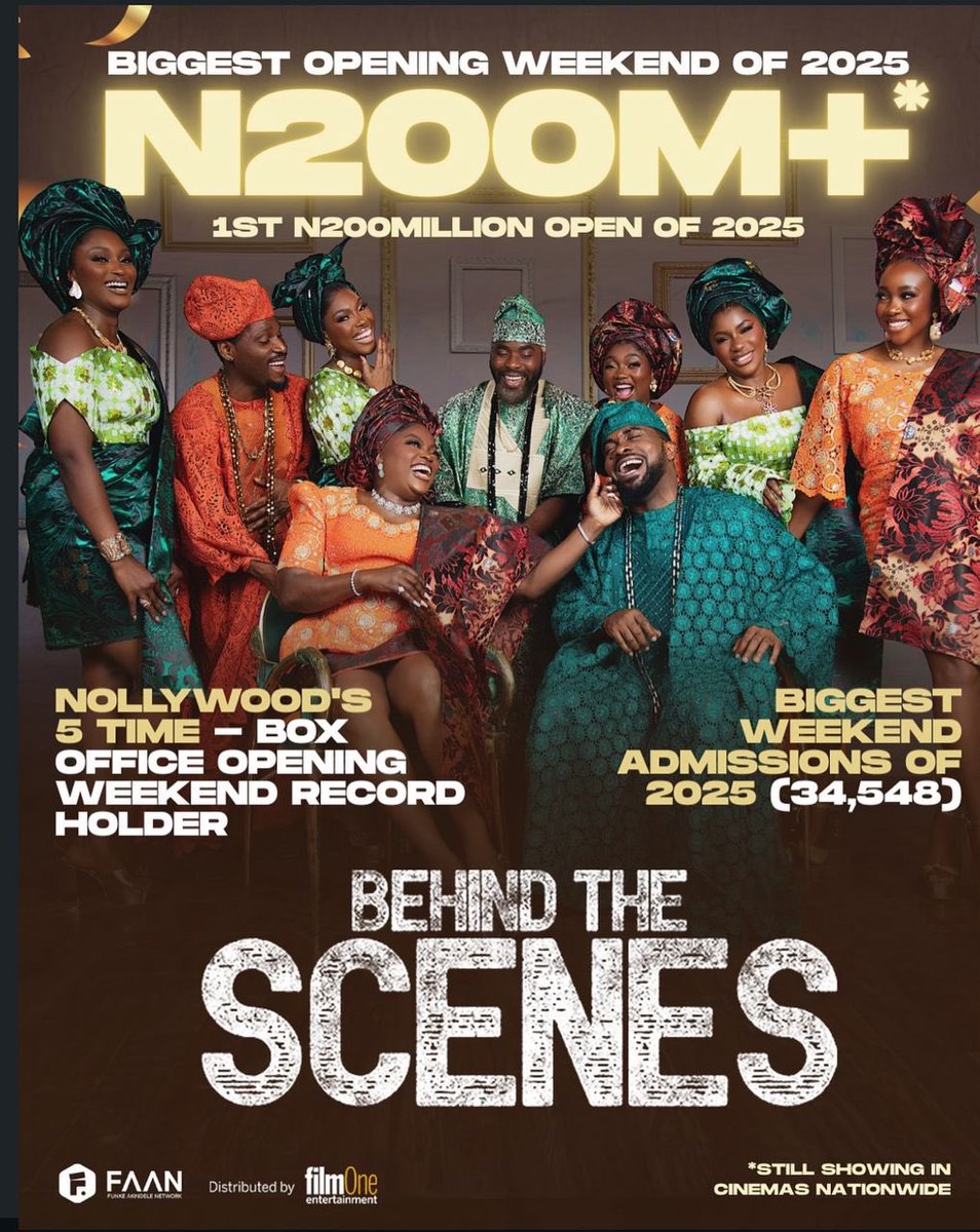 tobibakre's tweet image. Thank to you guys! Opening weekend was good!

Let’s make this week even better my beautiful people! It’s a movie worth every penny of the hard earned money you spend!