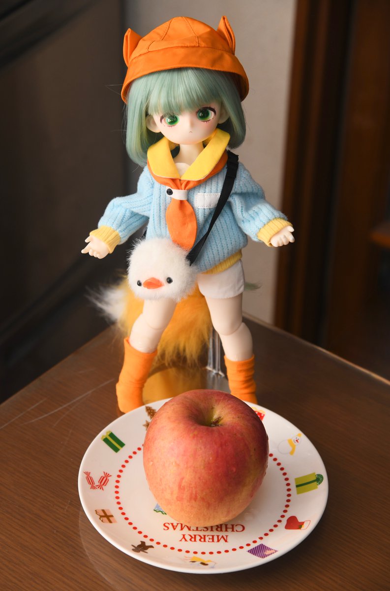 #深夜のおやつドール一本勝負　
りんご