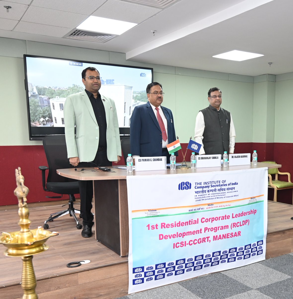 icsi_cs's tweet photo. 1st Residential Corporate Leadership Development Programme #RCLDP at #ICSI - CCGRT, Manesar https://t.co/LzKjuBpcGb
