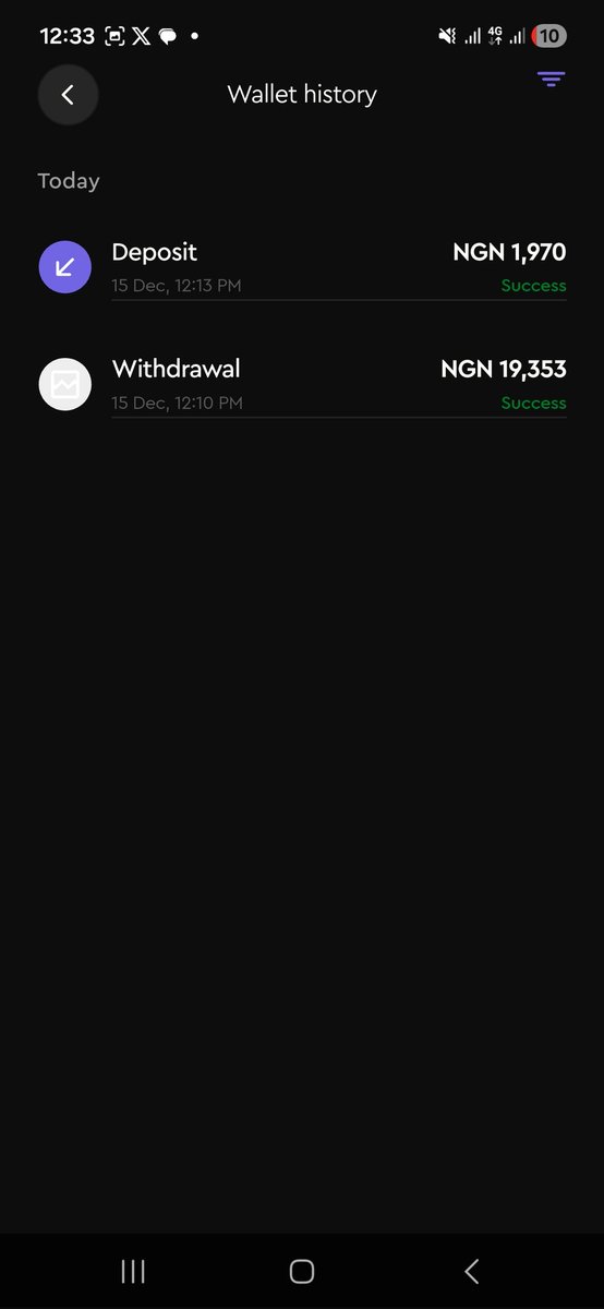 MY EXPERIENCE 
I was able to try out the following on the app:

■Trade Digital Asset: I deposited $13 solana and it automatically got converted to the naira equivalent in my ridima account.

■ Withdraw: I proceeded to withdraw the money to my bank account seamlessly.