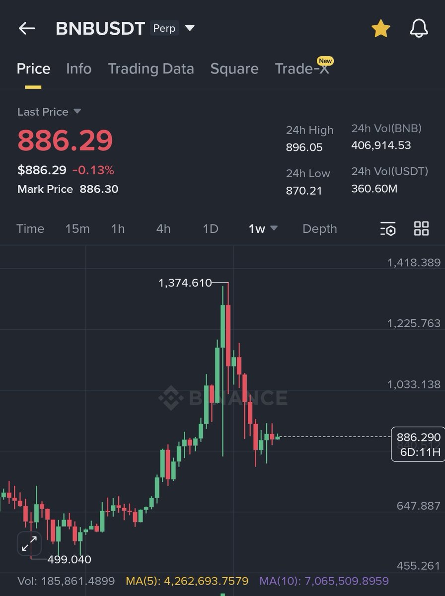 Giga pump incoming for #BNB moon time
