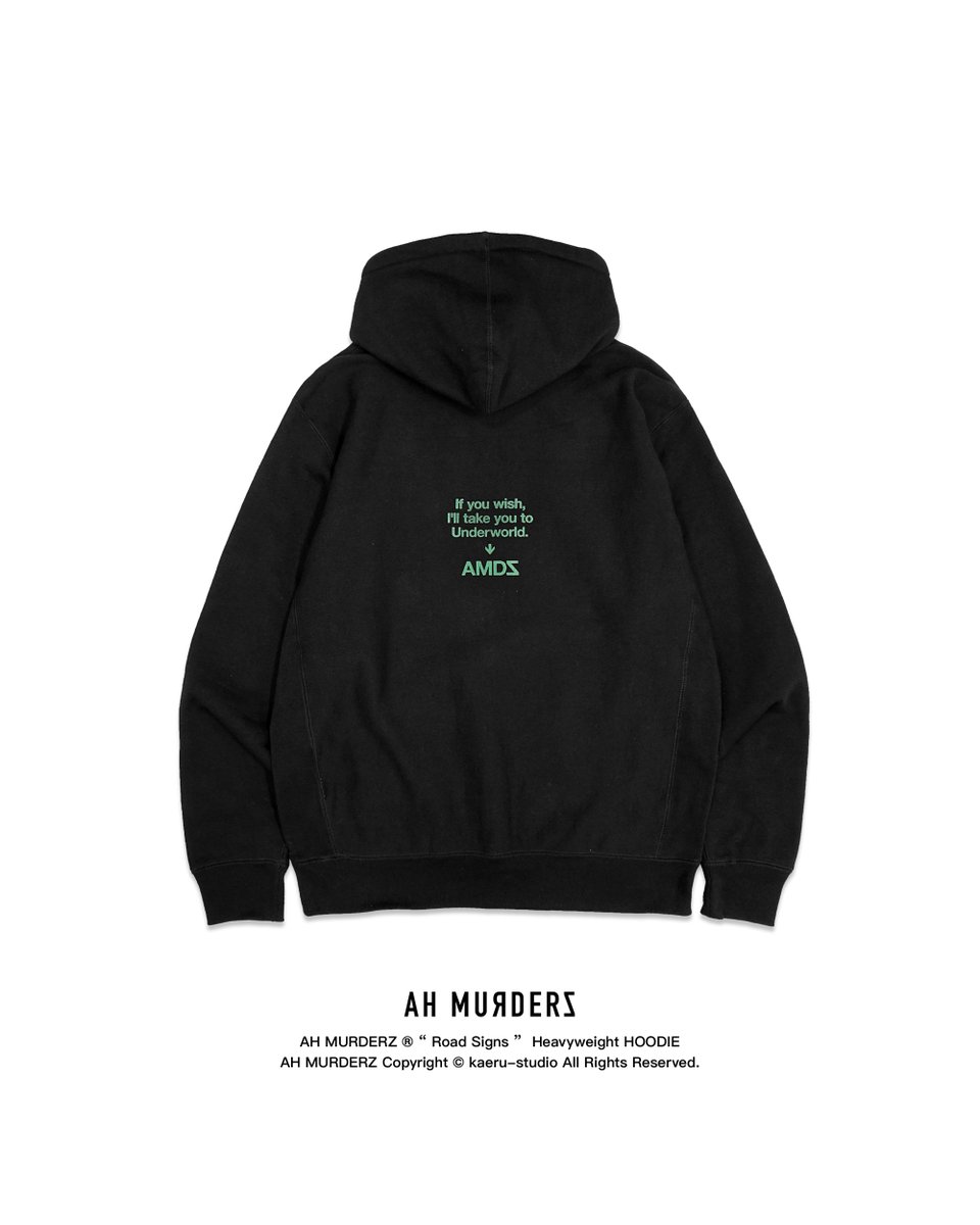 Coming Soon !!!!! AH MURDERZ “ Road Signs ” Heavyweight HOODIE
