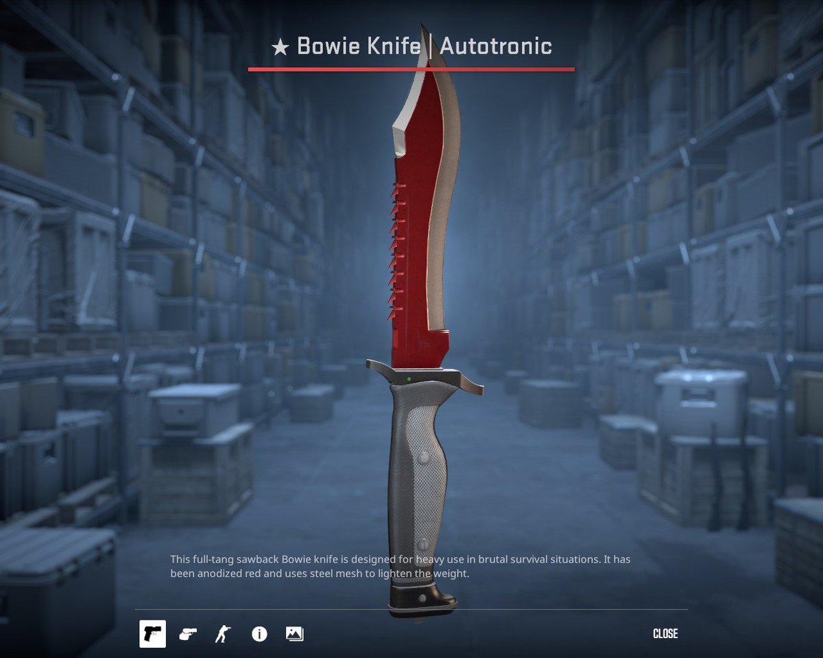 🚨 GIVEAWAY #2 🚨

Weekly Knife Drops continue. This time we’re giving away:

🎁 Prize: Bowie Knife | Autotronic (Field-Tested)

How to enter:
1️⃣ Follow @JamSkins
2️⃣ Like &amp; Retweet 🔄
3️⃣ Tag your duo 👇

⏳ Ends in 7 days.
Bonus entry:
We’re also giving away a Bayonet |