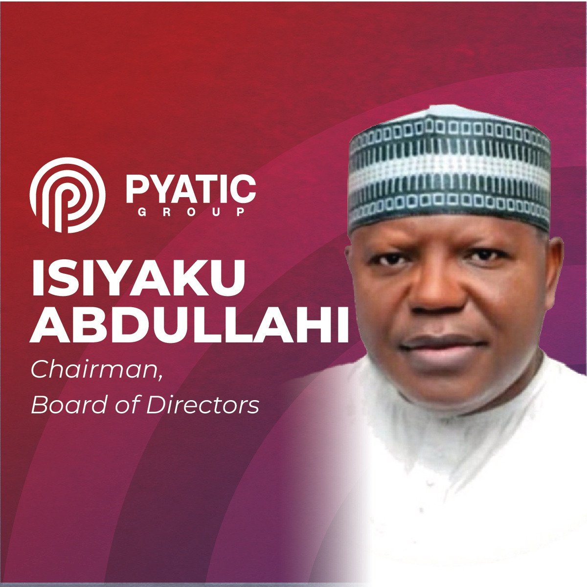 PyaticGroupltd's tweet image. Pyatic's New Chapter Begins with our Chairman, Board of Directors, His Royal Highness, Alhaji Isiyaku Abdullahi.

Let's Build Industries, Power Economies, and Transform Lives together!

#ThePyaticGroup
#NewChapter