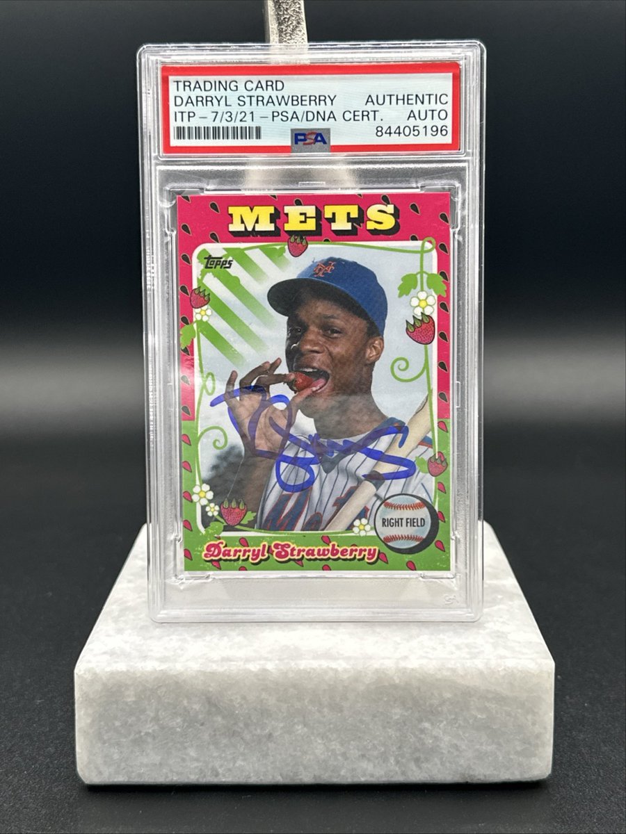 Topps Project 70 Darryl Strawberry On Card Auto - $125 shipped 🤝