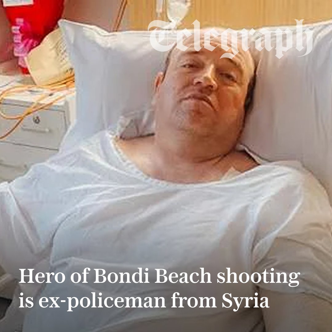 🔴 Ahmed al-Ahmed, 43, father of two, was in hospital on Monday in critical but stable condition after undergoing surgery for multiple gunshot wounds.

Read more about him ⬇️
telegraph.co.uk/world-news/202…