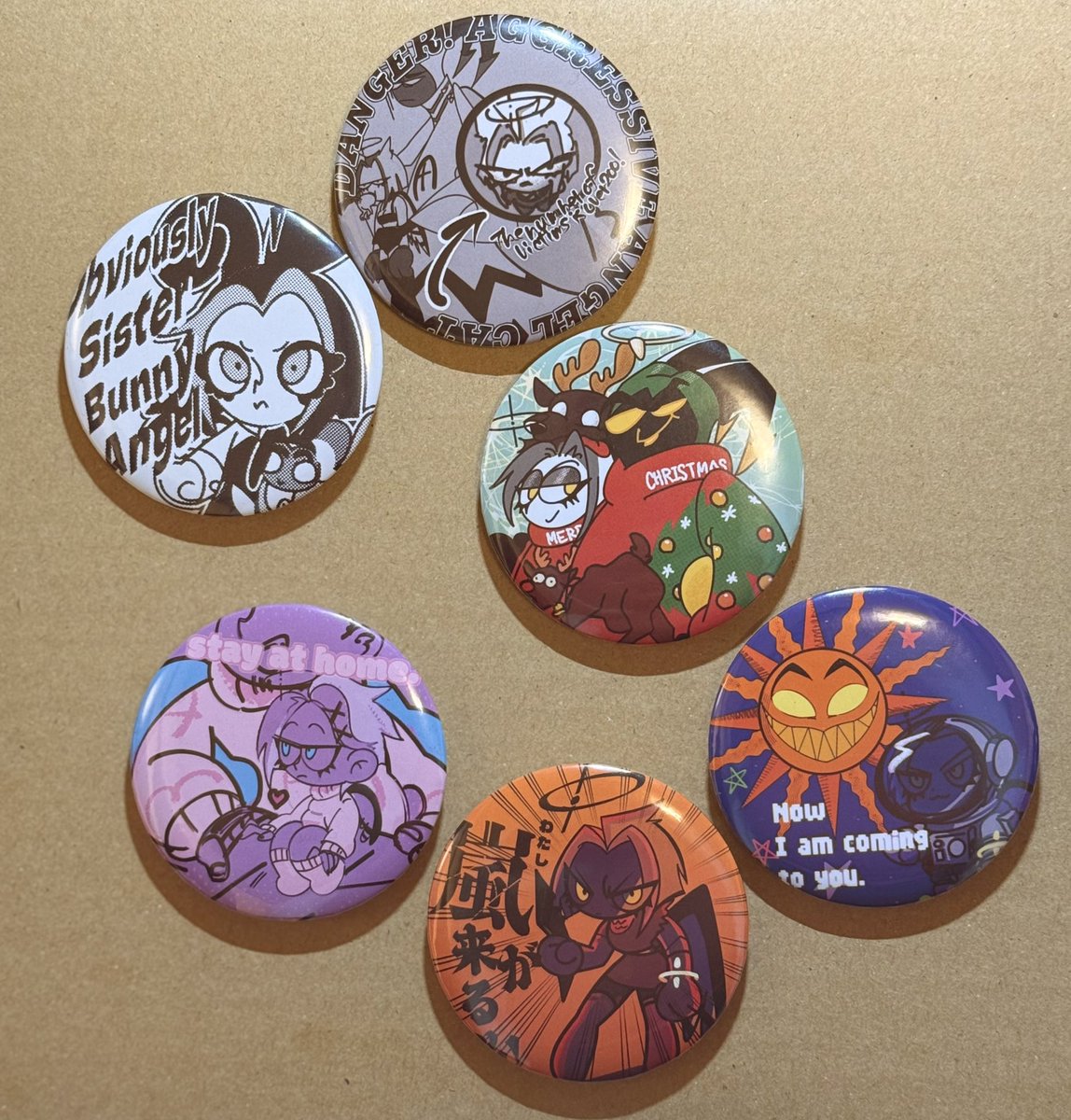めちゃくちゃかわいい缶バッジが当スペースで手に入ります！！！！✨