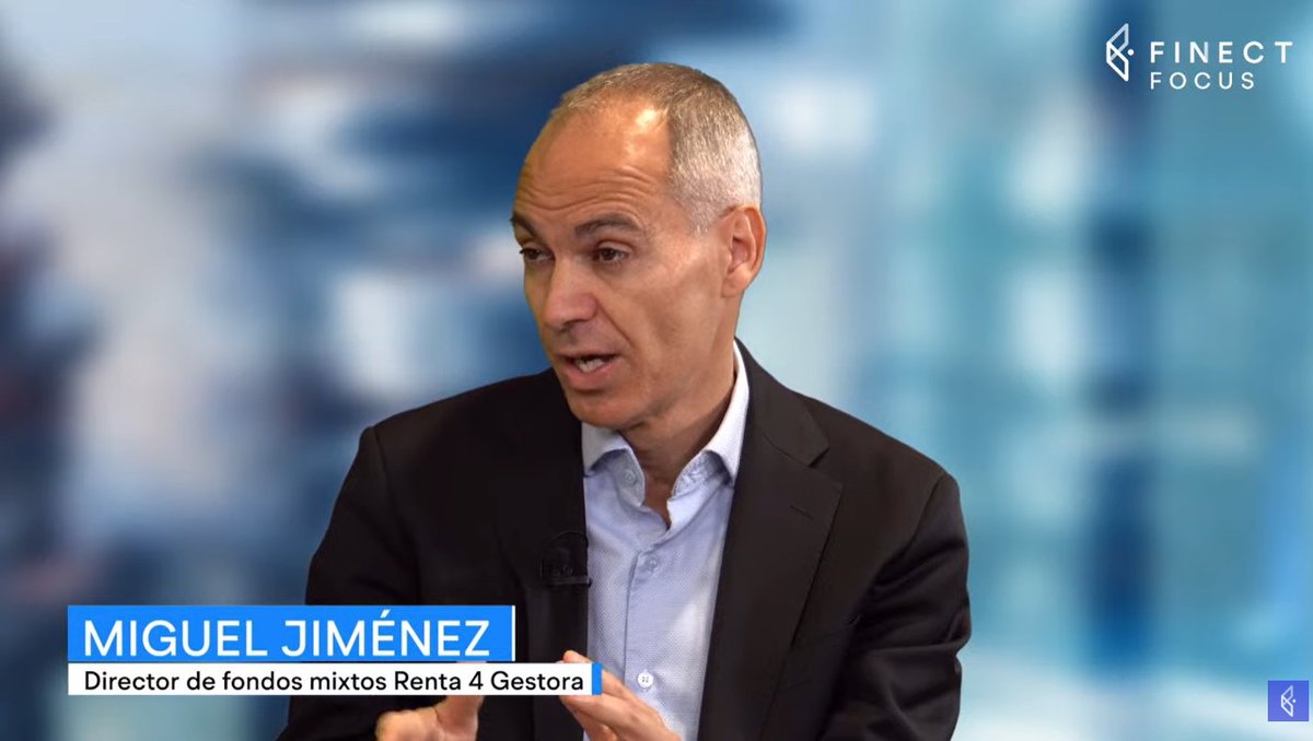 Renta4Gestora's tweet image. 🔴 Miguel Jiménez en #FinectFocus sobre renta fija

"Hay una oportunidad alargando plazos. Cerrar un 3,5% de rentabilidad anual, diría que sin riesgo, para los próximos 5 ó 7 años creo que es una estrategia adecuada", 
youtube.com/watch?v=M9AKUN…