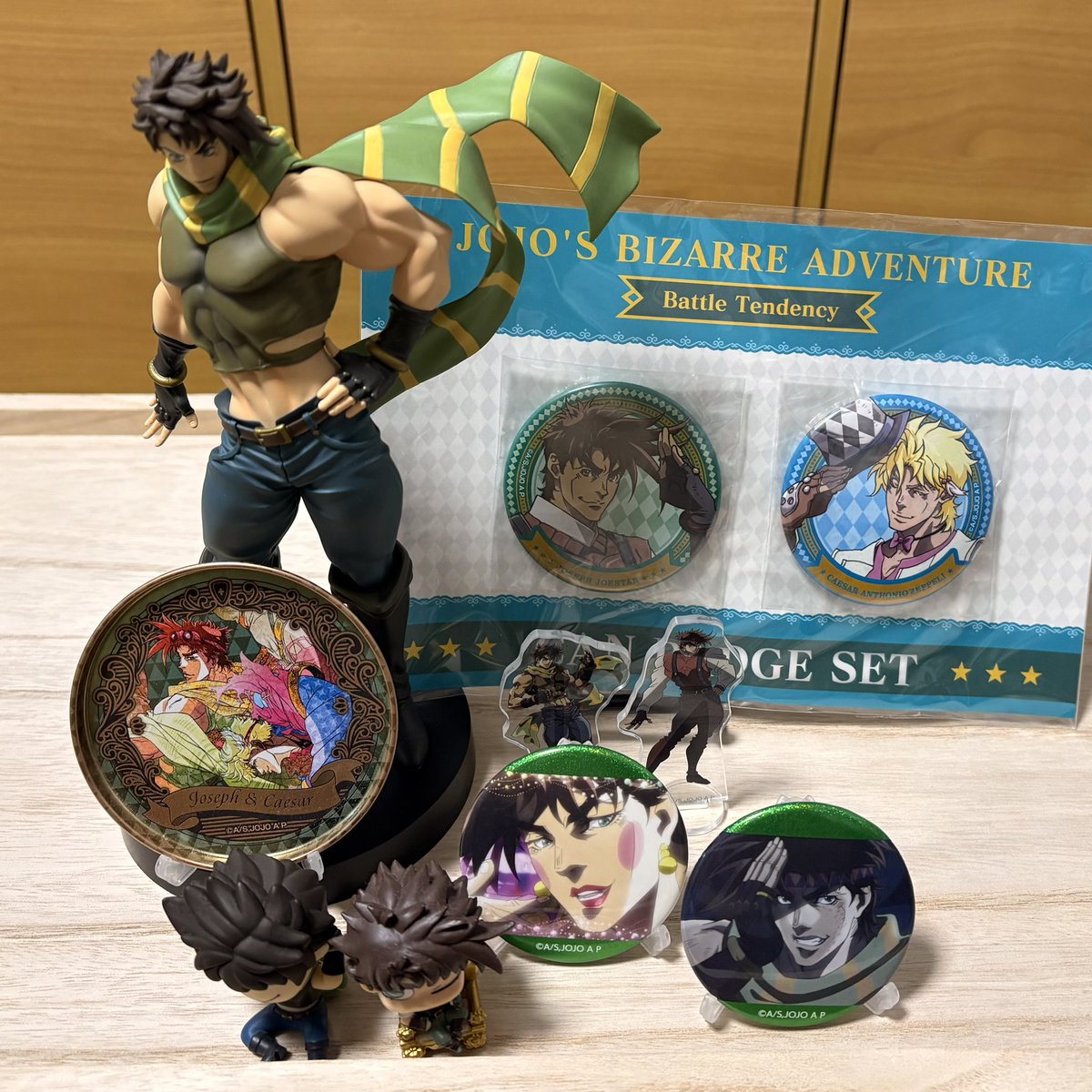 ジョジョ 当選品 アクリルスマホスタンド ジョセフ オラドラ ジョセフのアクリルスマホスタンド当たった…！ 好きになるとグッズを