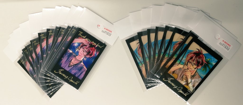 入荷情報】 あくねこ 悪魔執事と黒い猫 夏の思い出チェキ 箔押し