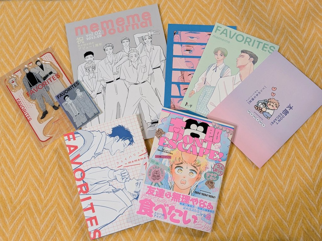 直筆イラストサイン入り] FAVORITES フェイバリッツ mememe 直筆