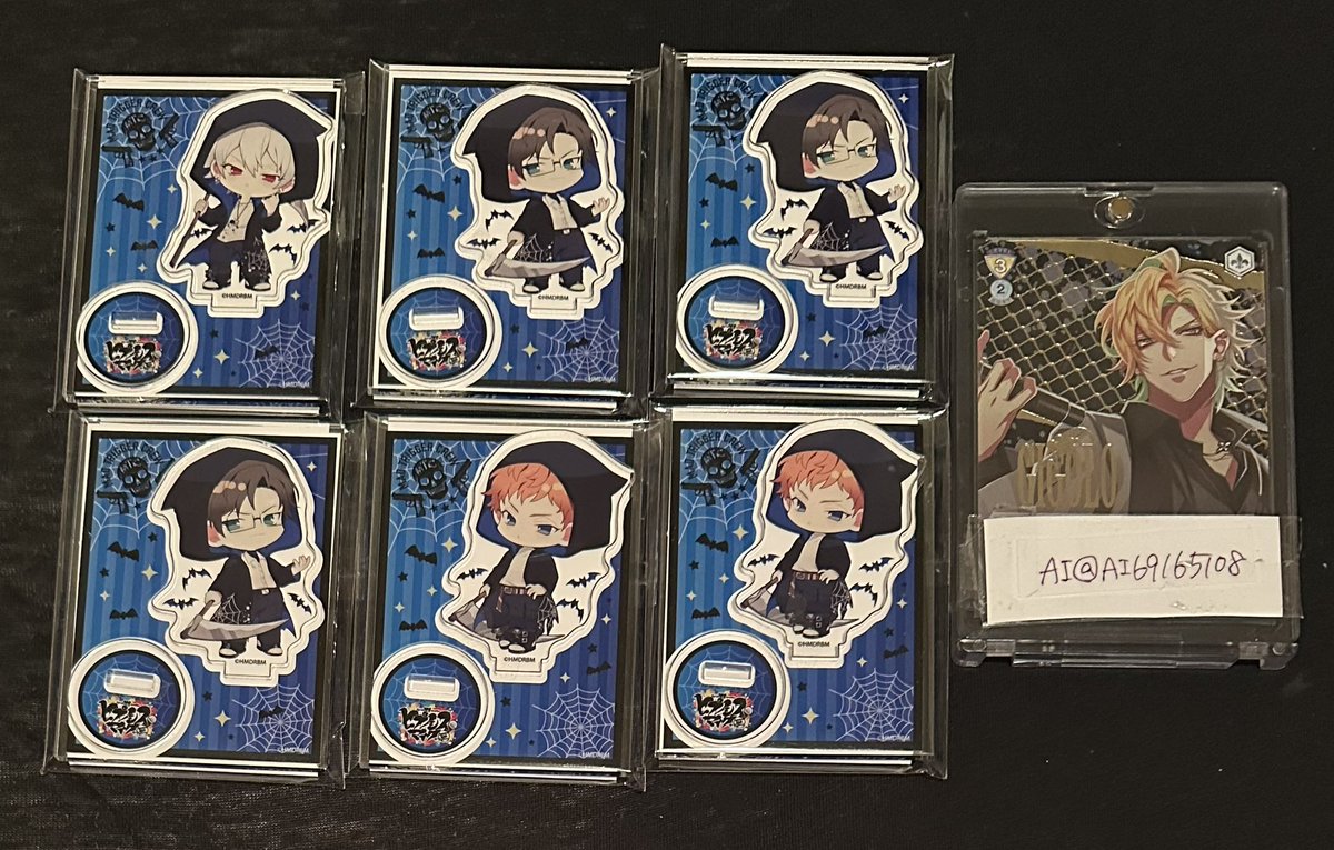 マルイ　缶バッジ、アクリルスタンド　独歩・左馬刻・零 交換】ヒプマイ ヒプノシスマイク マルイ アクリルスタンド アクスタ