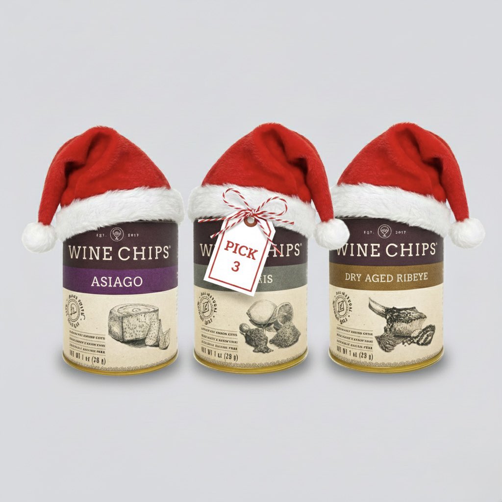 Holiday-ready essentials: 🎁 Pick 3 + Pick 6 (custom bundles)
 🍷 Wine tumblers for sipping in style
 🤫 Private Reserve Club perks + drops you’ll want access to

Stay close. This one’s for the members.
New flavor release today! Stay tuned. 📻 

winechips.com/collections

#wine