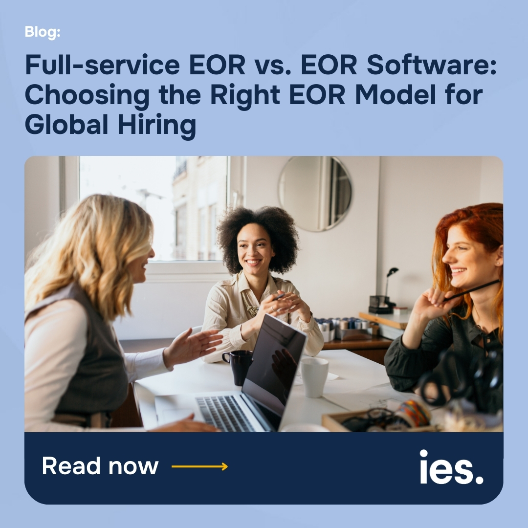 InnovativeES's tweet image. 🌍Ready to rethink your #GlobalHiring strategy? #IES breaks down the two major #EOR models for #GlobalExpansion: 
 
🔹 #FullServiceEOR providers 
🔹 #EORsoftware platforms 
 
Read the article here: hubs.ly/Q03X6tGW0 
 
#EmployerOfRecord #GlobalEOR #ContingentWorkforce