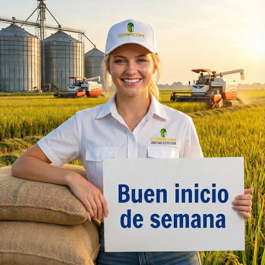 ¡Feliz inicio de semana! te desea CORPCOM😀