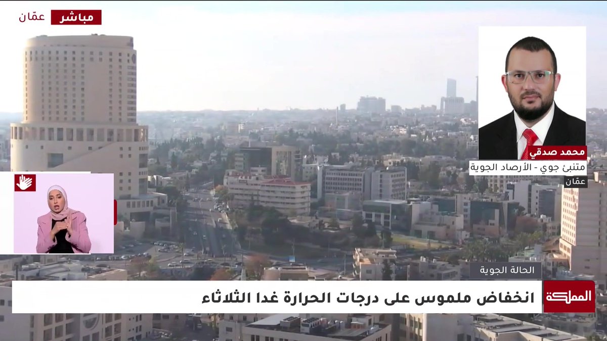 المنخفض الجوي يرافقه غزارة في الأمطار وتساقط للبرد | المتنبئ الجوي محمد صدقي #الأردن 