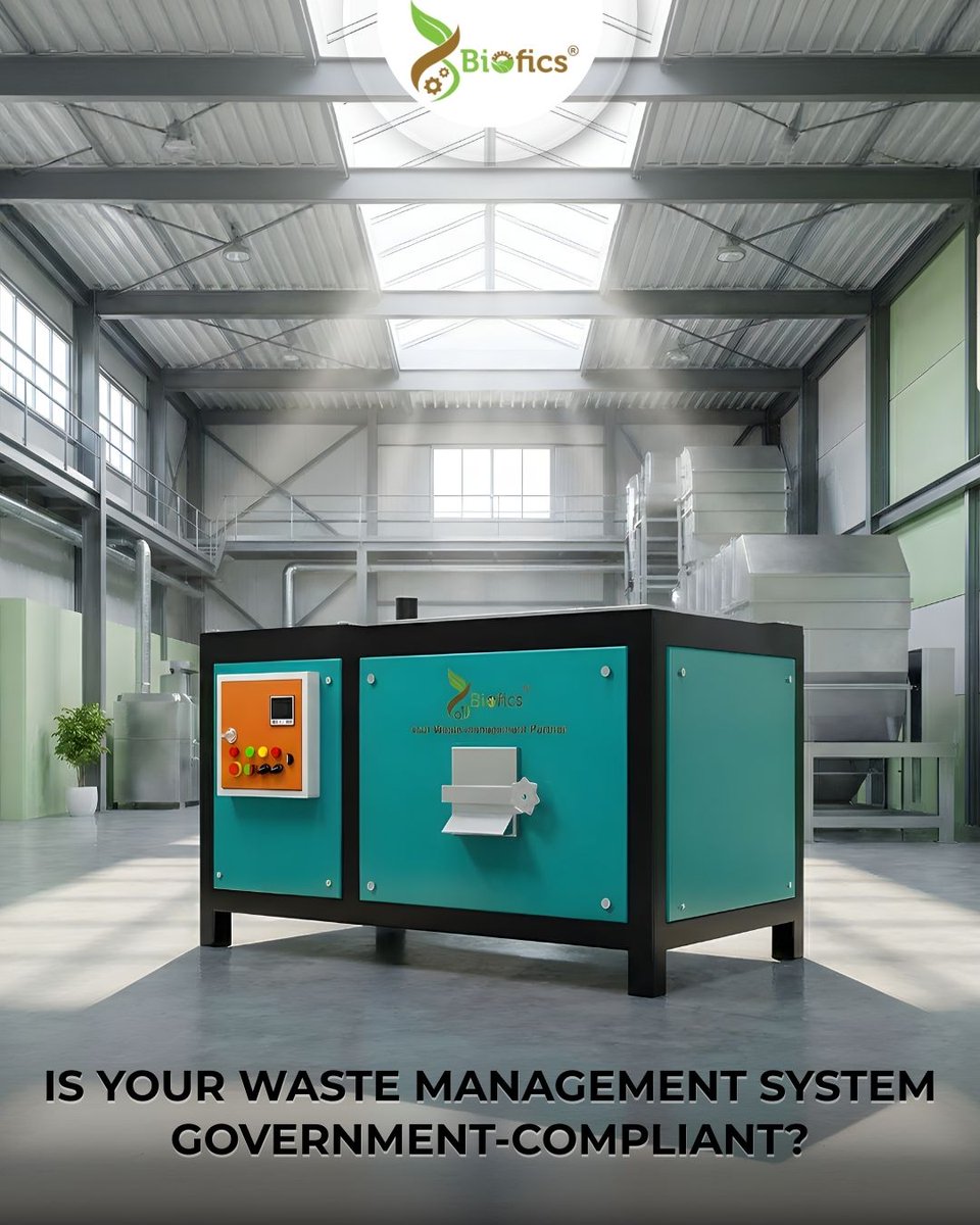 bioficspvtltd's tweet photo. ♻ Is your waste management government-compliant? With Biofics OWC Machines, turn organic waste into compost in 24 hrs 🌱 Reduce landfill, stop dumping, & promote cleaner, greener communities!
DM “Yes” to see it in action.
#Biofics #OWC #Sustainability https://t.co/zUy8AucrlN
