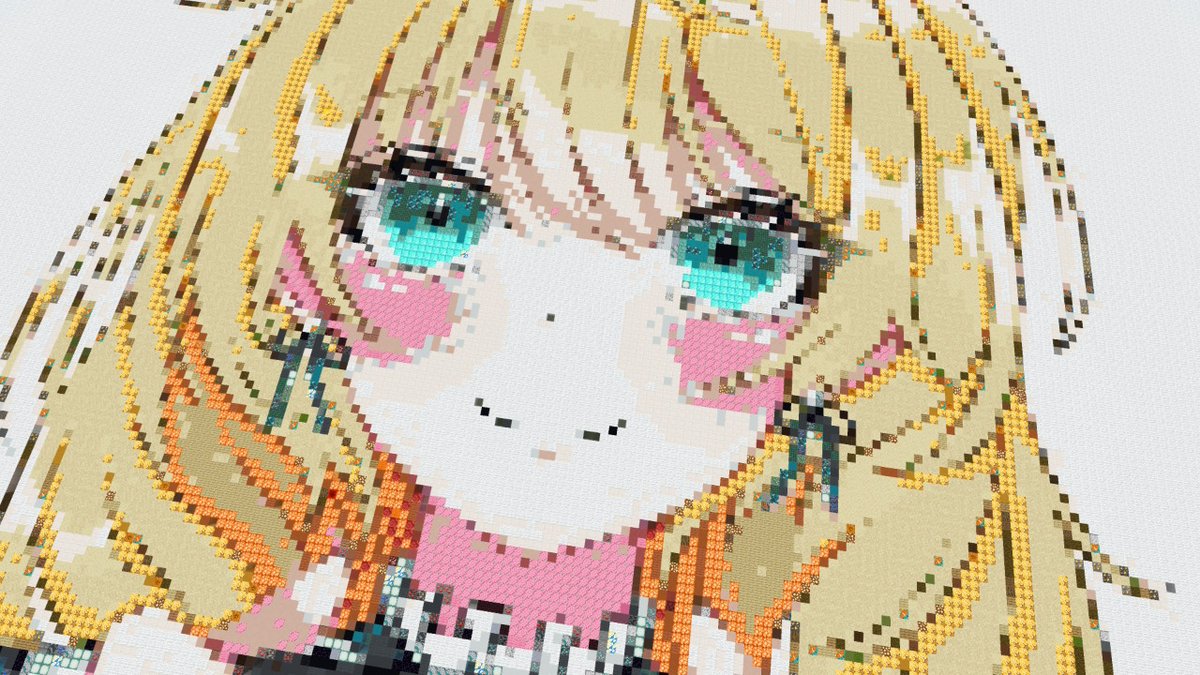 chalyim25's tweet photo. たか。さん(@tfu613)にマイクラでチャンネルアイコンのドット絵作って頂きました－！
めっちゃ綺麗に細かく出来てて凄いです！
ありがとうございました😊
#ちゃりアート
#Minecraft https://t.co/utcT8RP36F