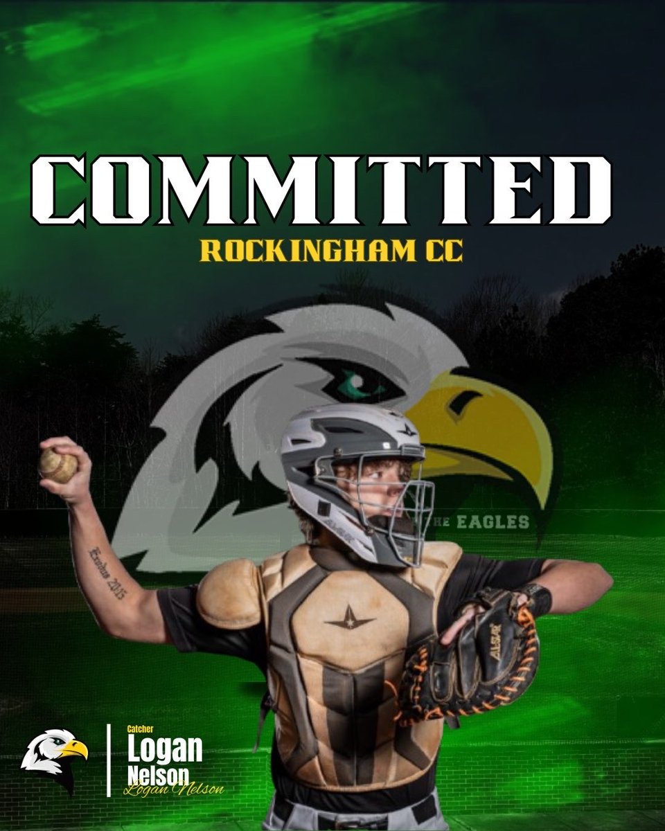 LoganNelson28's tweet image. I am excited to announce me that I will be continuing my academic and athletic career at Rockingham CC. I would like to thank my family, coaches, teammates, and my parents for helping get to this point. I would also like to thank Coach Huff for giving me this opportunity.