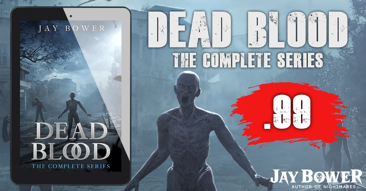 JayBowerAuthor's tweet photo. Now through Dec. 20th, the ebook of Dead Blood: The Complete Series is just .99 on a Kindle Countdown Deal. This collects all 3 books in the series plus bonus content.

Get yours today!
--> https://t.co/CvVn5LHWAj

#DeadBlood
#KindleCountdown https://t.co/AX8bDNpMKt