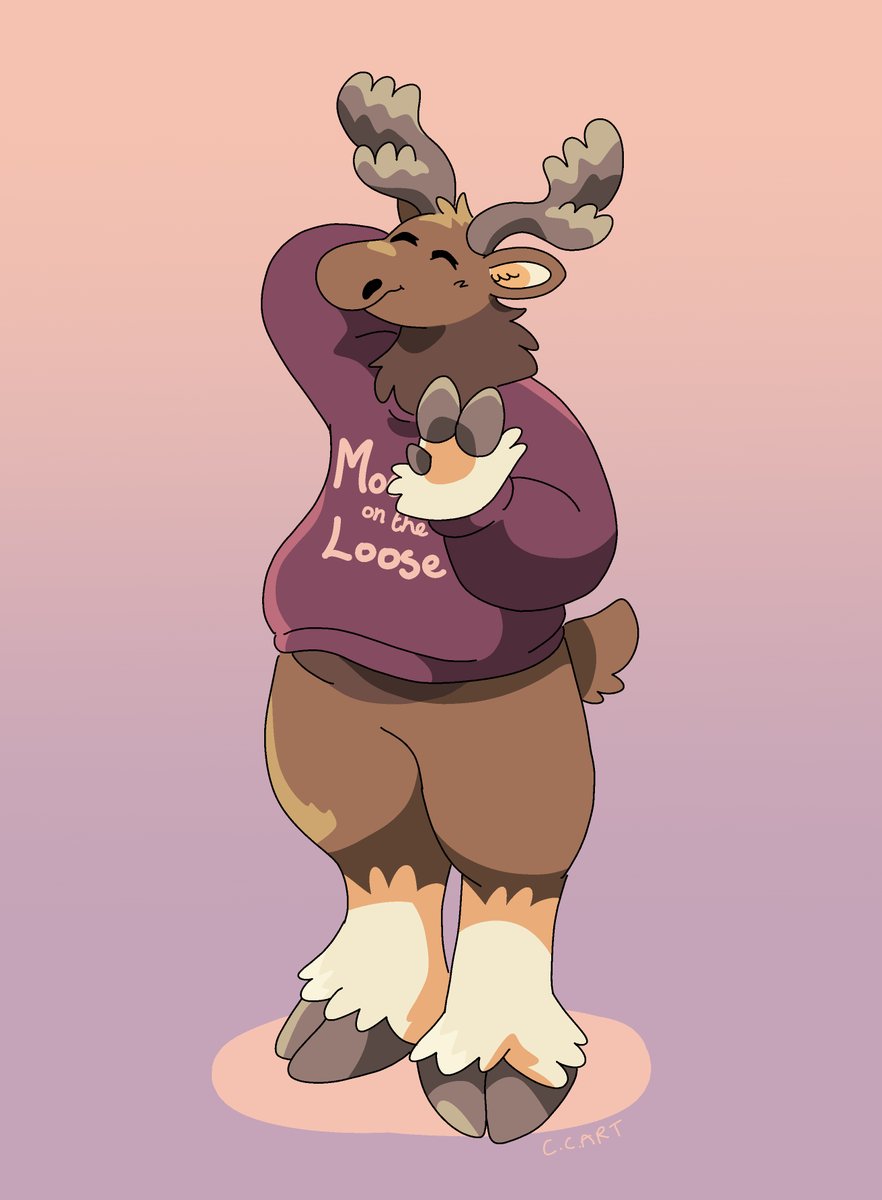 ccartstuff's tweet image. Just a moose 🌟