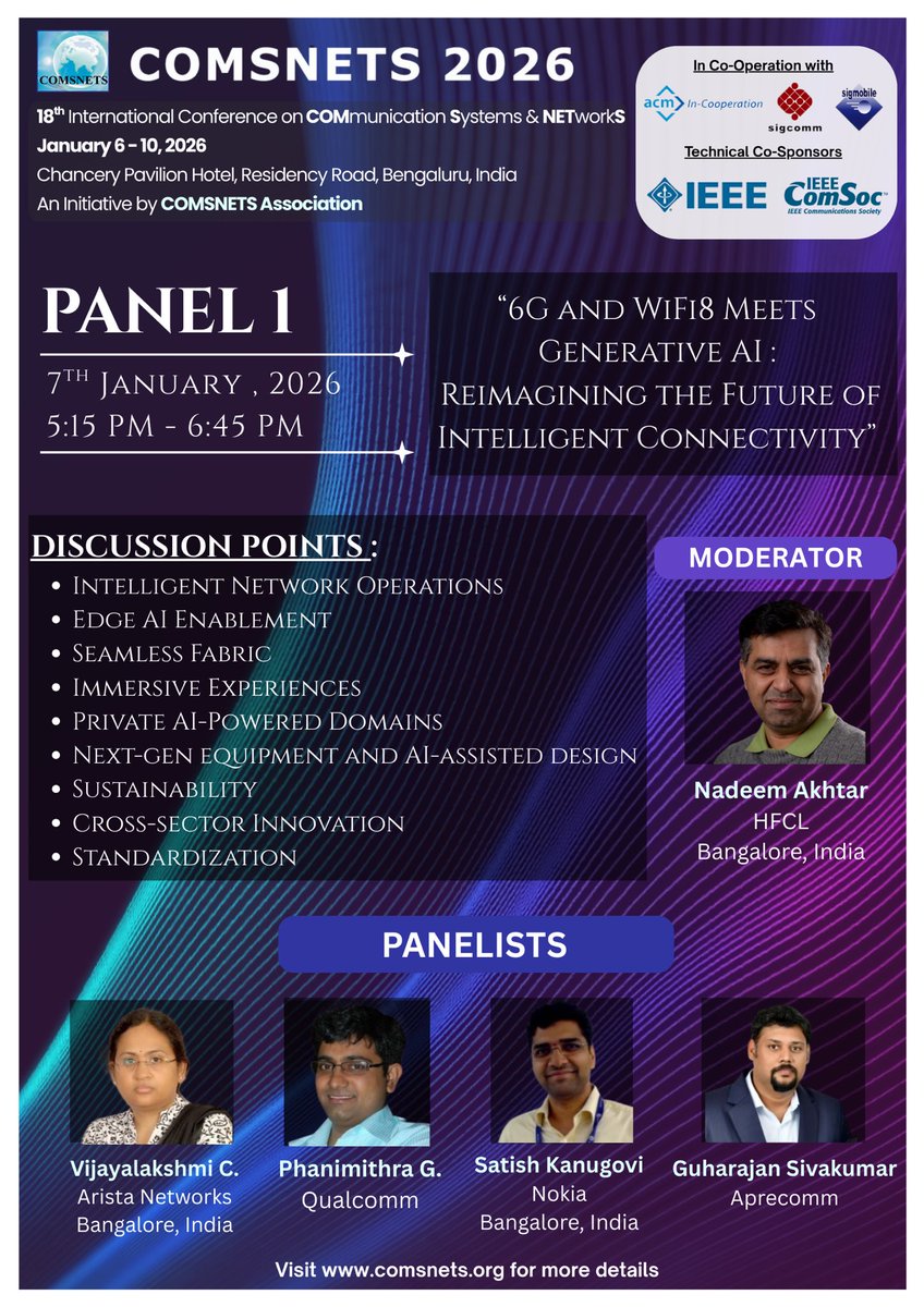 COMSNETS tweet media