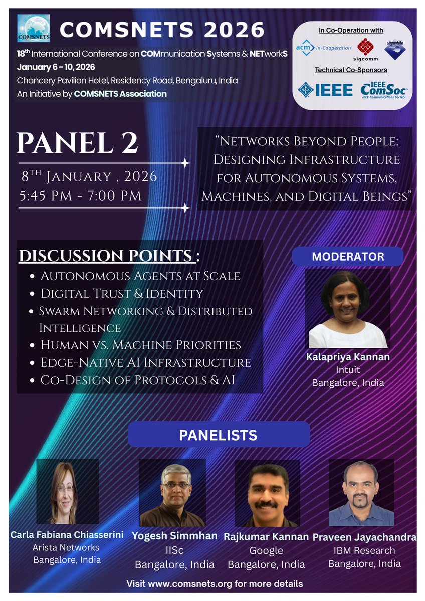 COMSNETS tweet media