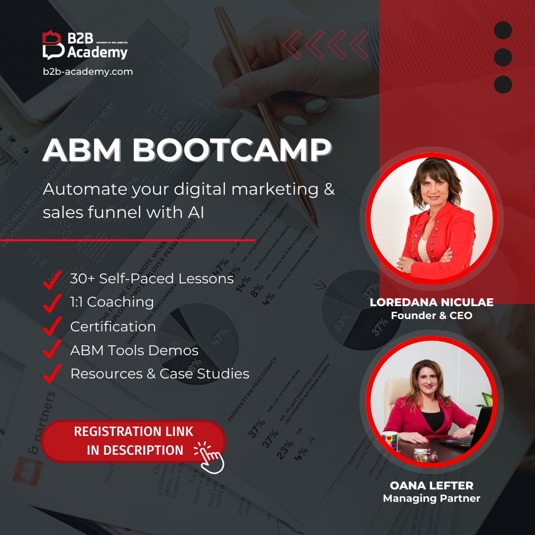 This holiday season, invest in the one gift that keeps delivering ROI: your growth. Our self-paced ABM Bootcamp lets you learn on your schedule while gearing up to automate your 2026 funnel with AI.

👉 Register here: hubs.ly/Q03Y6XkD0

#ABM #B2Bmarketing #AI