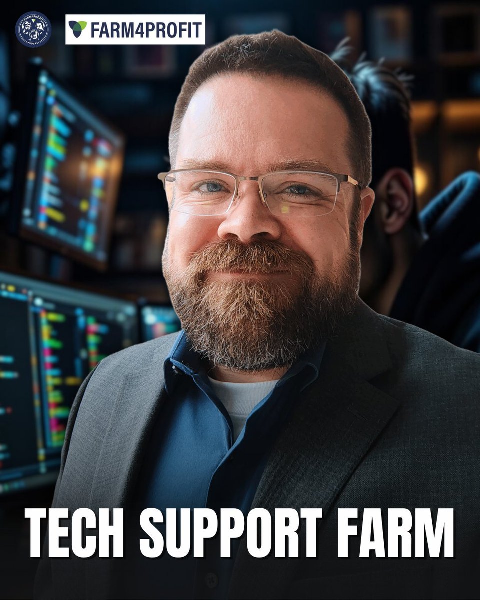 Farm4ProfitLLC's tweet photo. Farms are more connected than ever, and that connectivity has made agriculture a growing target for hackers. In this Farm4Profit Podcast episode, we sit down with Chris Sherman of @TechSupportFarm to break down real cyber threats already hitting farms, from phishing emails and fake invoices to ransomware and system tampering, and share practical, farm-ready steps to protect your data, equipment, and operation without overcomplicating things.

If you take one action after listening, this conversation could save you time, money, and a whole lot of stress.

Learn more or get help from Chris and his team at https://t.co/iFQyUknrqA. Mention Farm4Profit and receive 5 percent off their services.

Watch this episode at https://t.co/9QriBAQ4Zu

#Farm4Profit #AgPodcast #FarmCybersecurity #AgTech #FarmingBusiness #RuralAmerica #FarmRisk #DataSecurity #AgBusiness #CyberSecurity #harvest025 #harvest25 #plant2026 #plant26