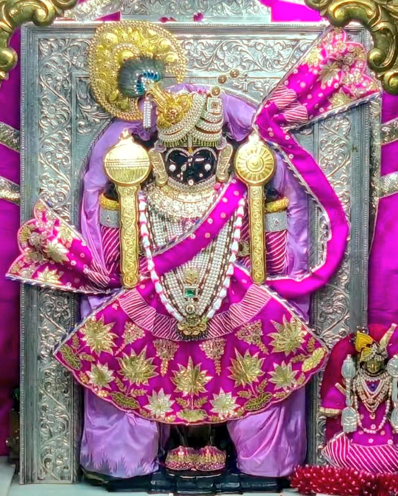 JaiDwarkadhish_'s tweet photo. 🌺 जय द्वारकाधीश 🌺
 🙏🏻 संध्या दर्शन 🙏🏻 https://t.co/TKbDugc9q9