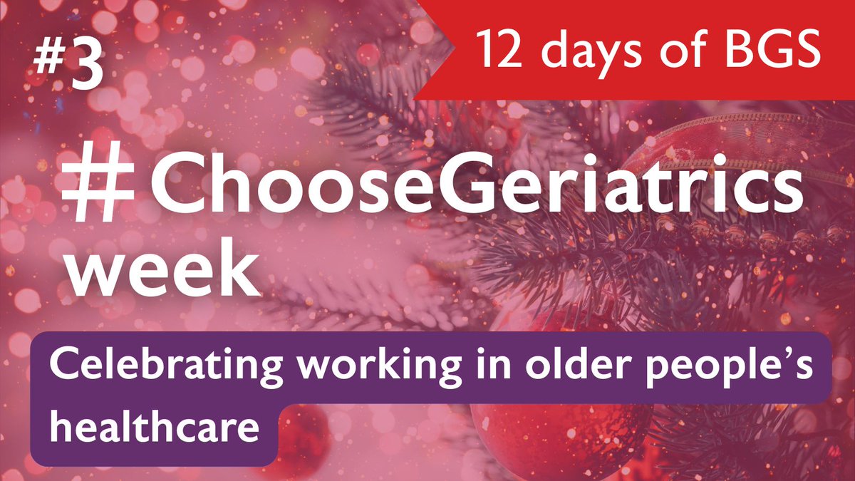 British Geriatrics Society tweet media