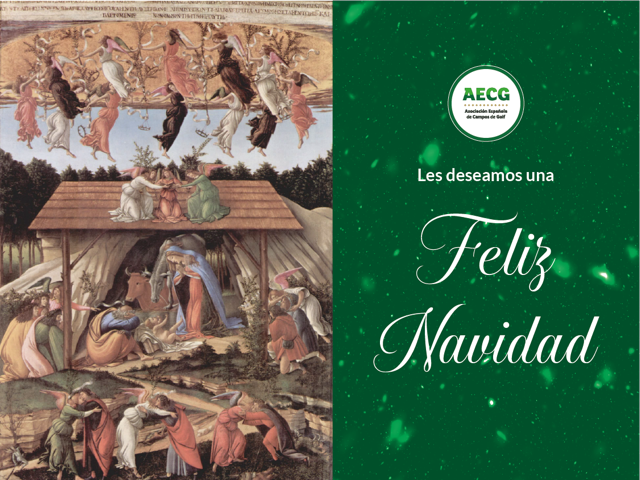 Desde la Asociación Española de Campos de Golf, os deseamos una Feliz Navidad y un Año Nuevo lleno de salud, alegría y éxito para el año que comienza. 💫✨

#AECG #FelizNavidad #Navidad2025 #FelizAño2026