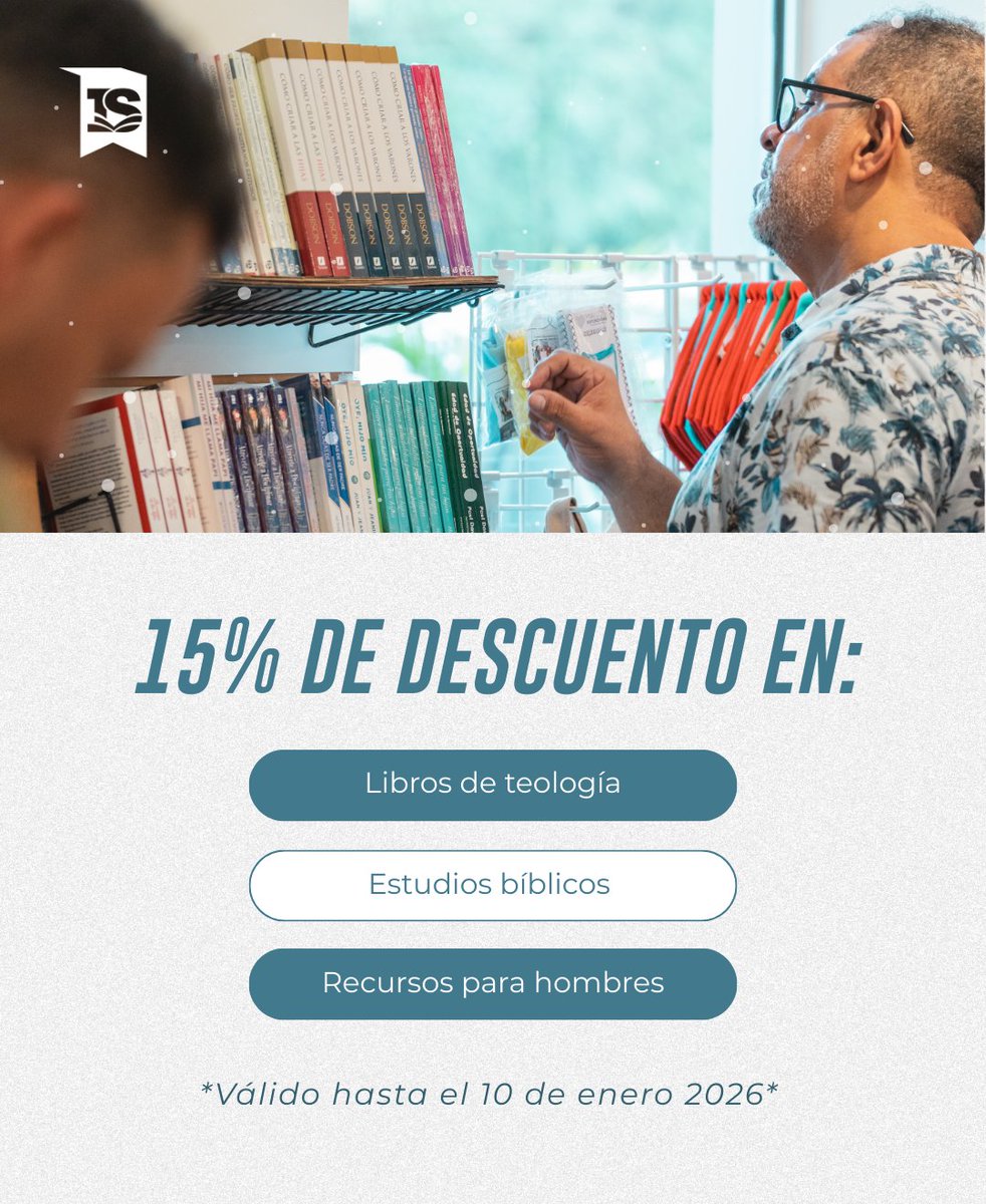 Disfruta de un mes de especiales con un 12% de descuento en una amplia variedad de libros de sana doctrina que tenemos disponible para ti y también un 15% de descuento en la colección Integridad &amp; Sabiduría y en libros de teología, estudios bíblicos y recursos para hombres.