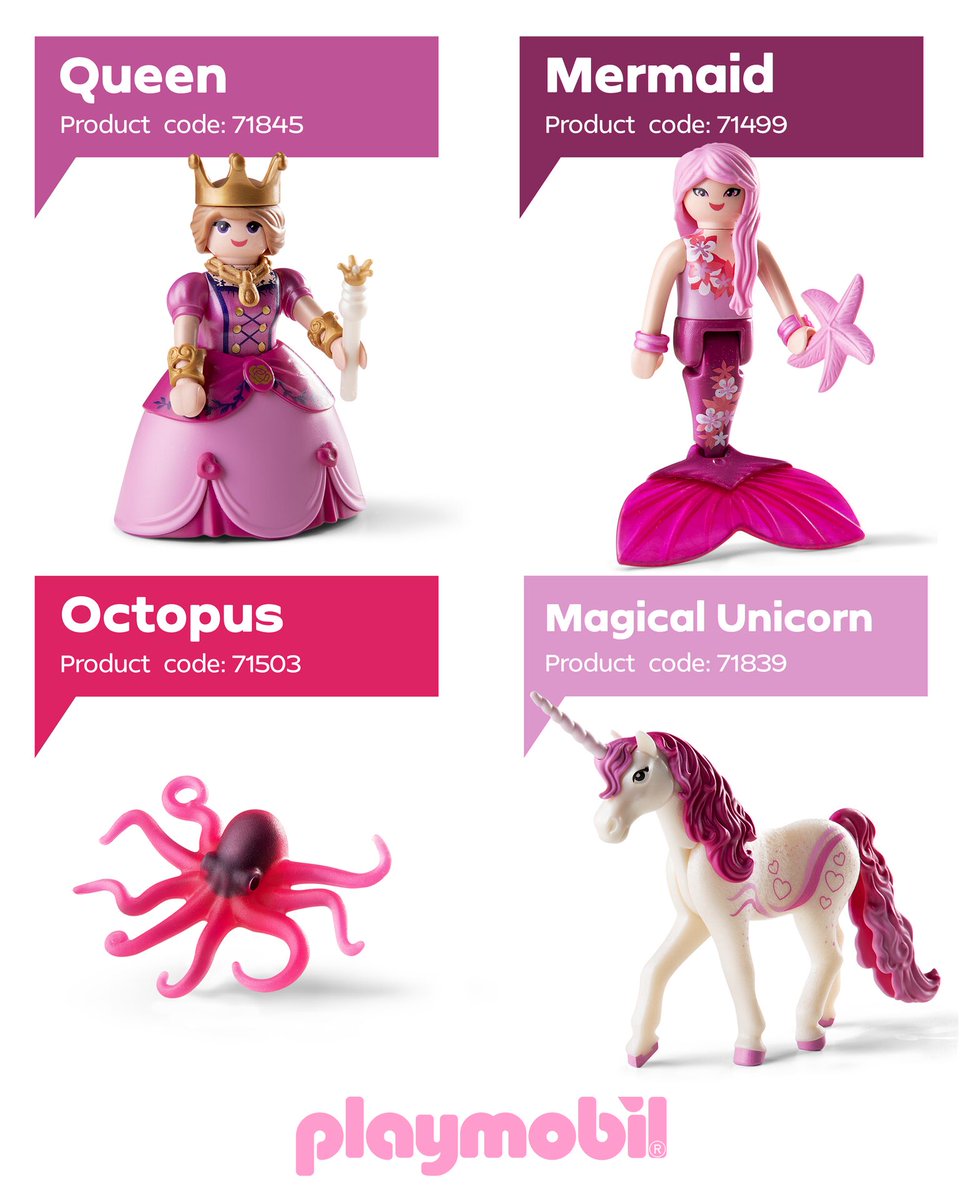 PlaymobilUK's tweet photo. A splash of colour, a world of fun Which PLAYMOBIL colour is your favourite? 💙💚💛🩷 https://t.co/qlu3gG426E