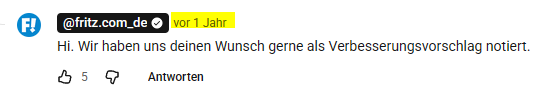 goodly_73's tweet photo. @fritz_com_de Das ist ja toll 🤣 so ähnlich hatten es die Kollegen vor über 1 Jahr auch unter die Kommentare geschrieben 🤔 https://t.co/xEtNboNP0E
