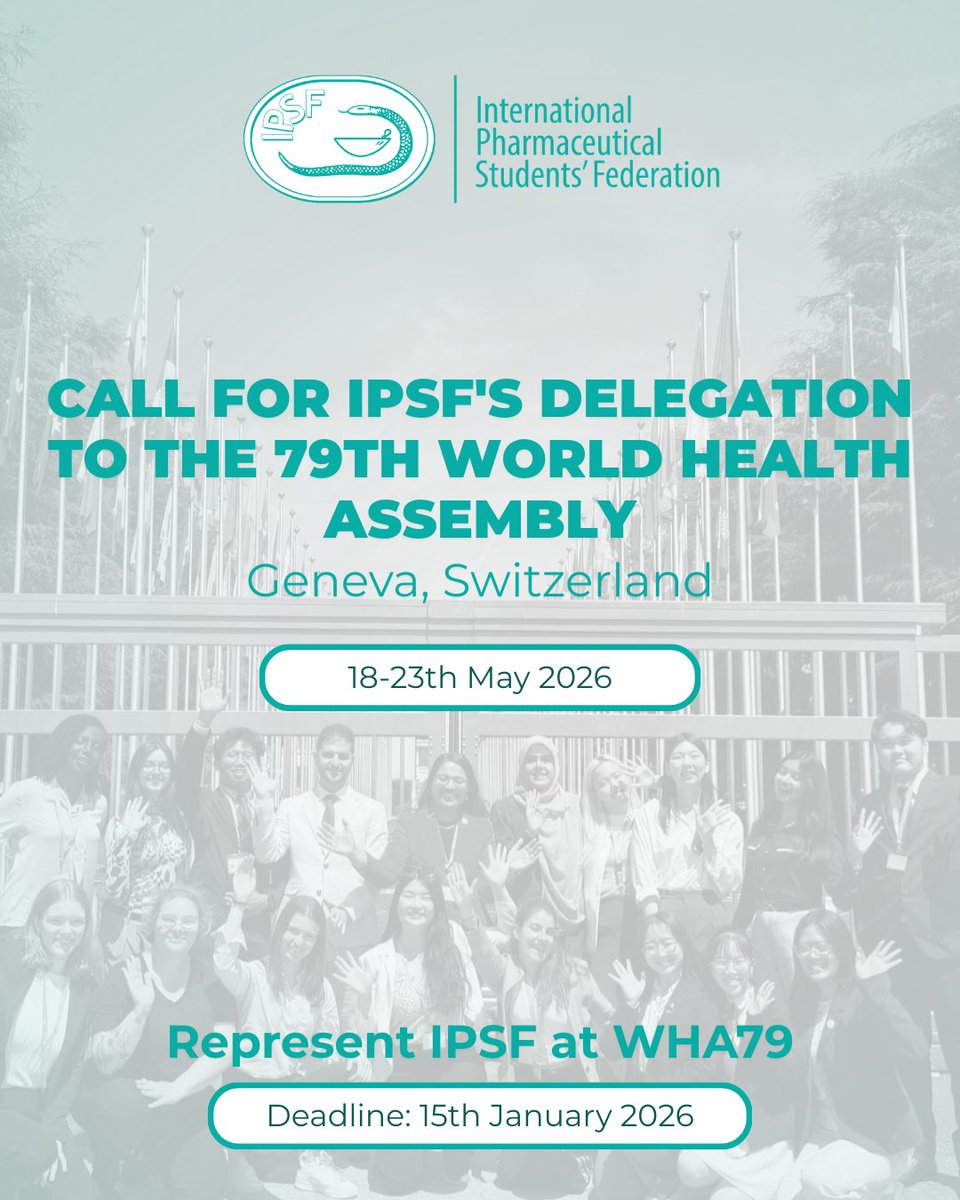 International Pharmaceutical Students' Federation tweet media