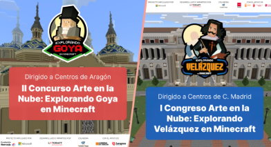 HispaRob's tweet image. 👩‍🎨🧑‍🎨💻Despierta vocaciones STEAM con los Concursos Arte en la Nube: explorando Velázquez y Goya en Minecraft de @L3TCRAFT_EDU 
robotica-educativa.hisparob.es/despierta-voca…