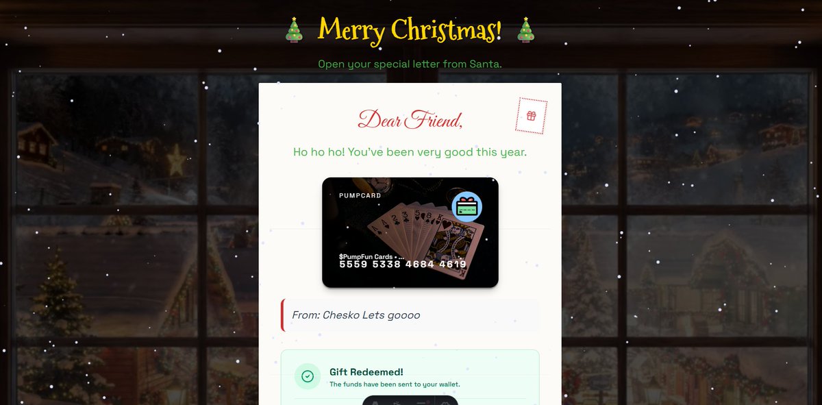 CheskoDev's tweet image. Website Update!! $PUMPCARDS

CA:  A3c9cdKZuyQQ7aVQKicPXyWHu6ooxWZuP71fB8J8pump
#solana #pumpfun