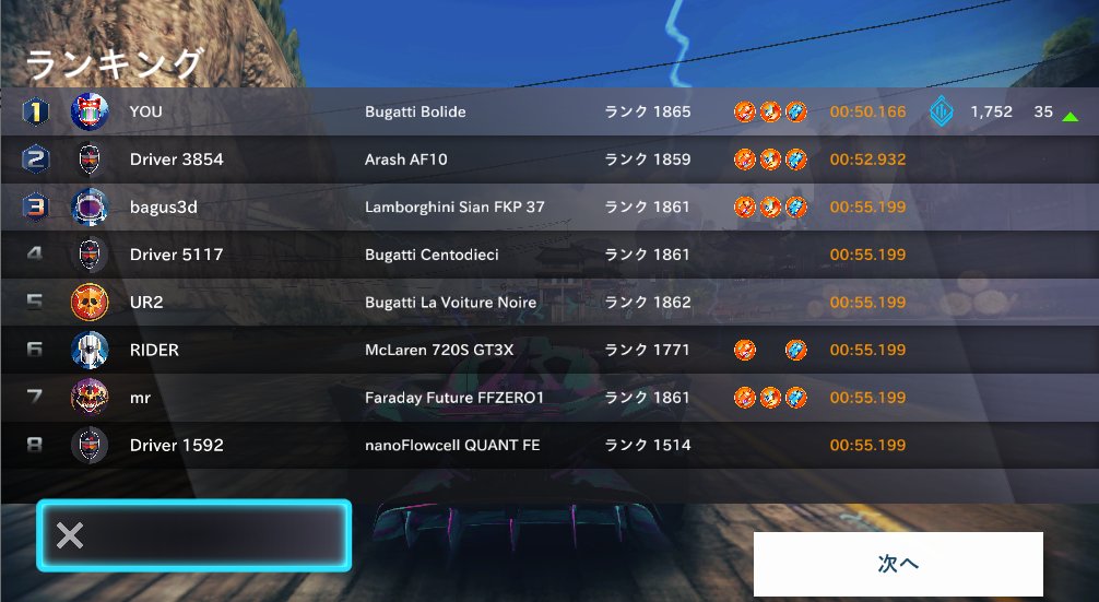 ボラちゃん優遇たすかる #asphalt8